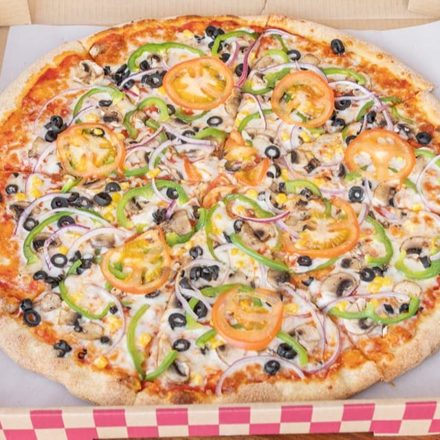 12'' Medium Veggie Pizza (4 Slices).