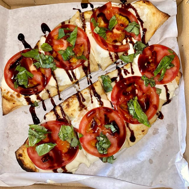 Garlic Caprese Bread.